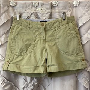Tommy Hilfiger shorts. Olive color. Size 4